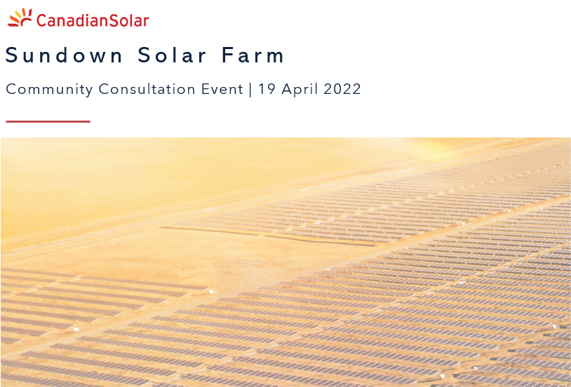 sundown solar farm community newsletter december 2021